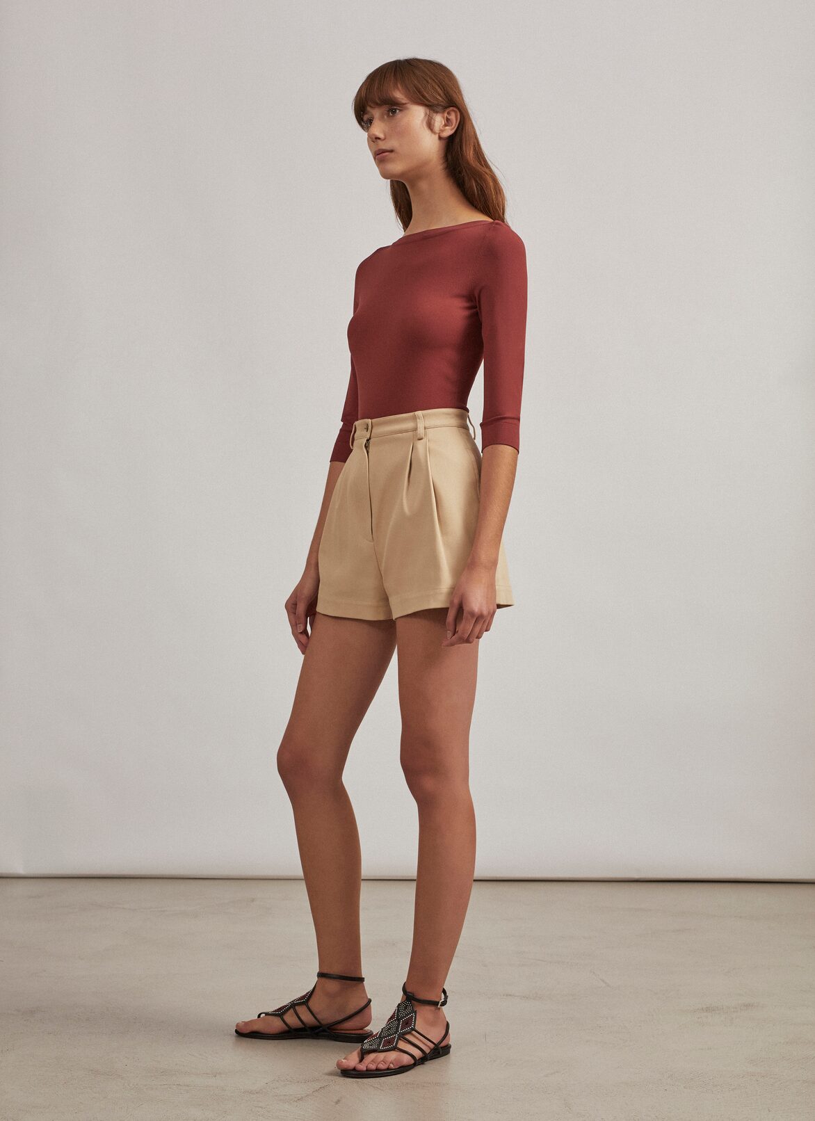 Bodys ALAÏA BODYS ROUGE GRENAT